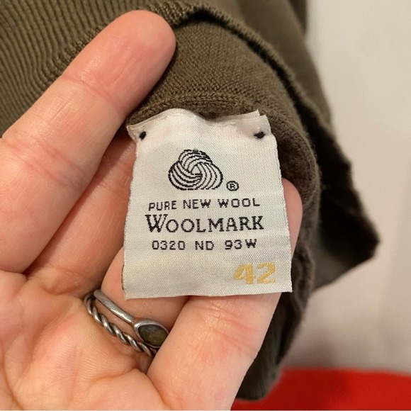 Gadoni of Italy Men's Brown Wool Sweater sz L - Picture 6 of 7